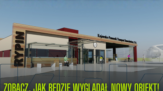 Nowoczesny dworzec autobusowy powstanie w Rypinie. Zastąpi wysłużony obiekt. Wizualizacje Nowoczesny dworzec autobusowy powstanie w Rypinie. Zastąpi wysłużony obiekt. Wizualizacje