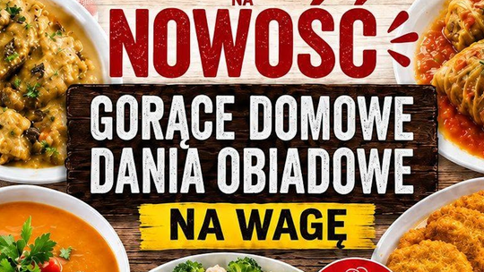 Nowość w Sierpcu! Domowe obiady na ciepło i na wynos w sklepach Masarni Bieżuń