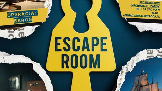 Tydzień Escape Roomów w Centrum Kultury w Ostródzie