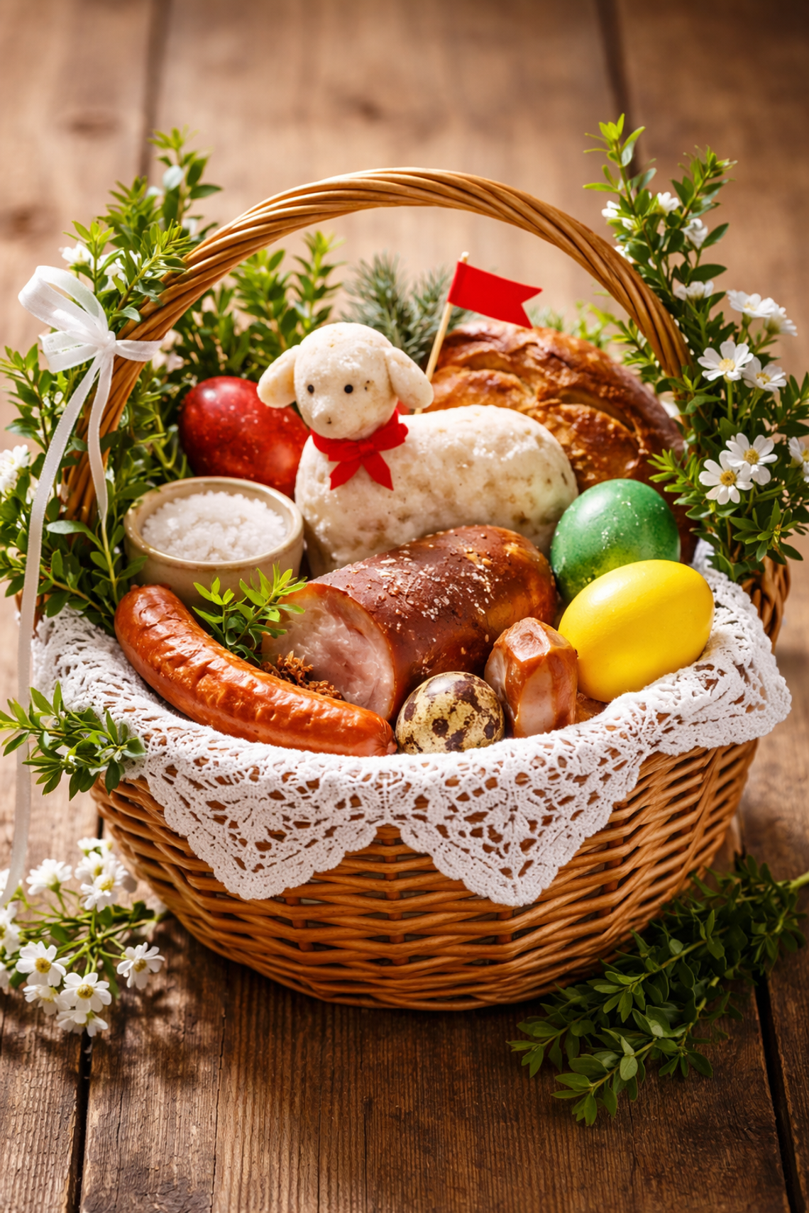 Co powinno znaleźć się w koszyku wielkanocnym i jaka jest symbolika pokarmów?