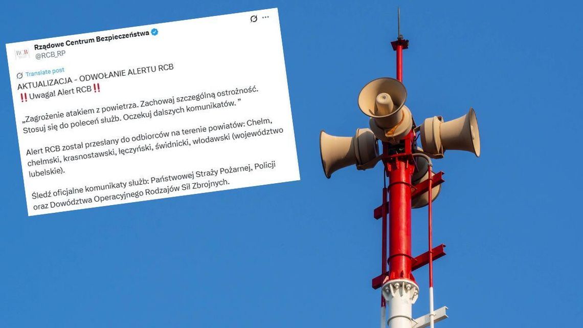 Jak rozpoznać syreny alarmowe. Zawyły na poważnie pierwszy raz od lat