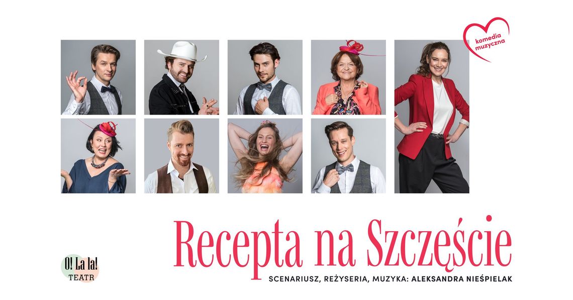 Komediowy spektakl „Recepta na szczęście” już w kwietniu w Sierpcu