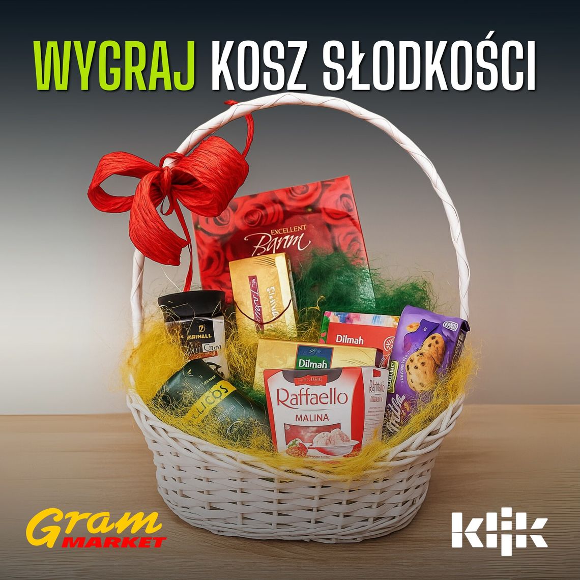Konkurs ,,Kosz słodkości'' od firmy Gram Market