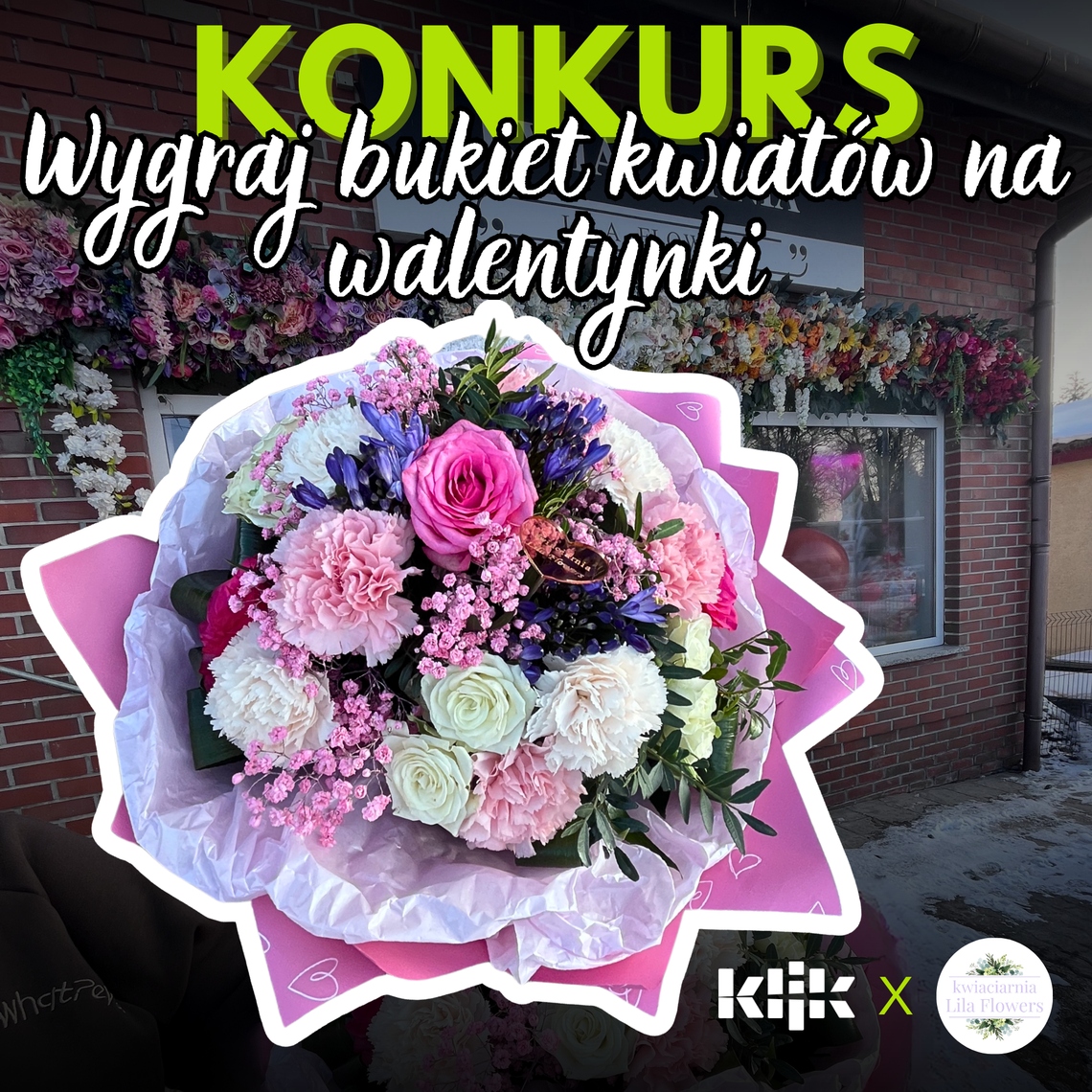 KONKURS- Wygraj bukiet kwiatów na Walentynki