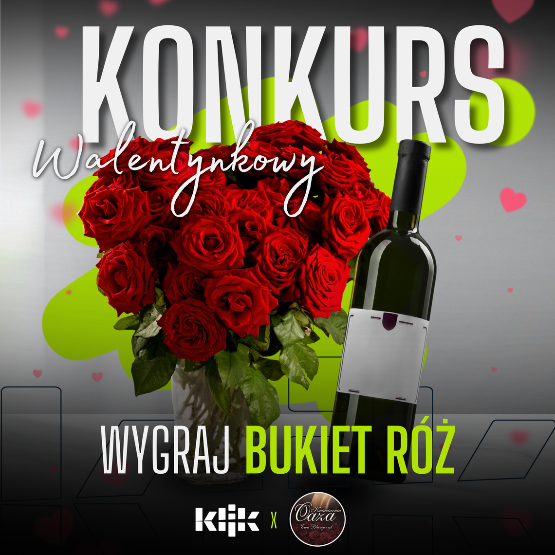 KONKURS- Wygraj bukiet róż na Walentynki