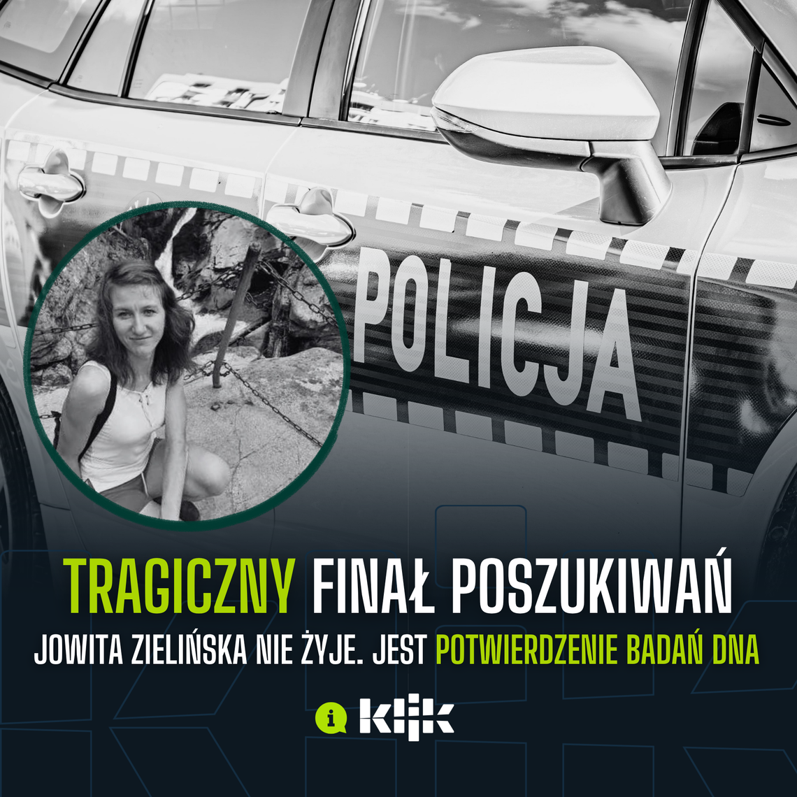 Tragiczny finał poszukiwań potwierdziły badania DNA