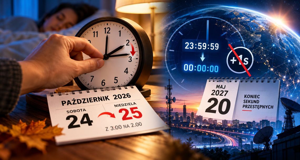 W weekend cofamy zegarki. A w 2027 r. czeka nas prawdziwa rewolucja z czasem