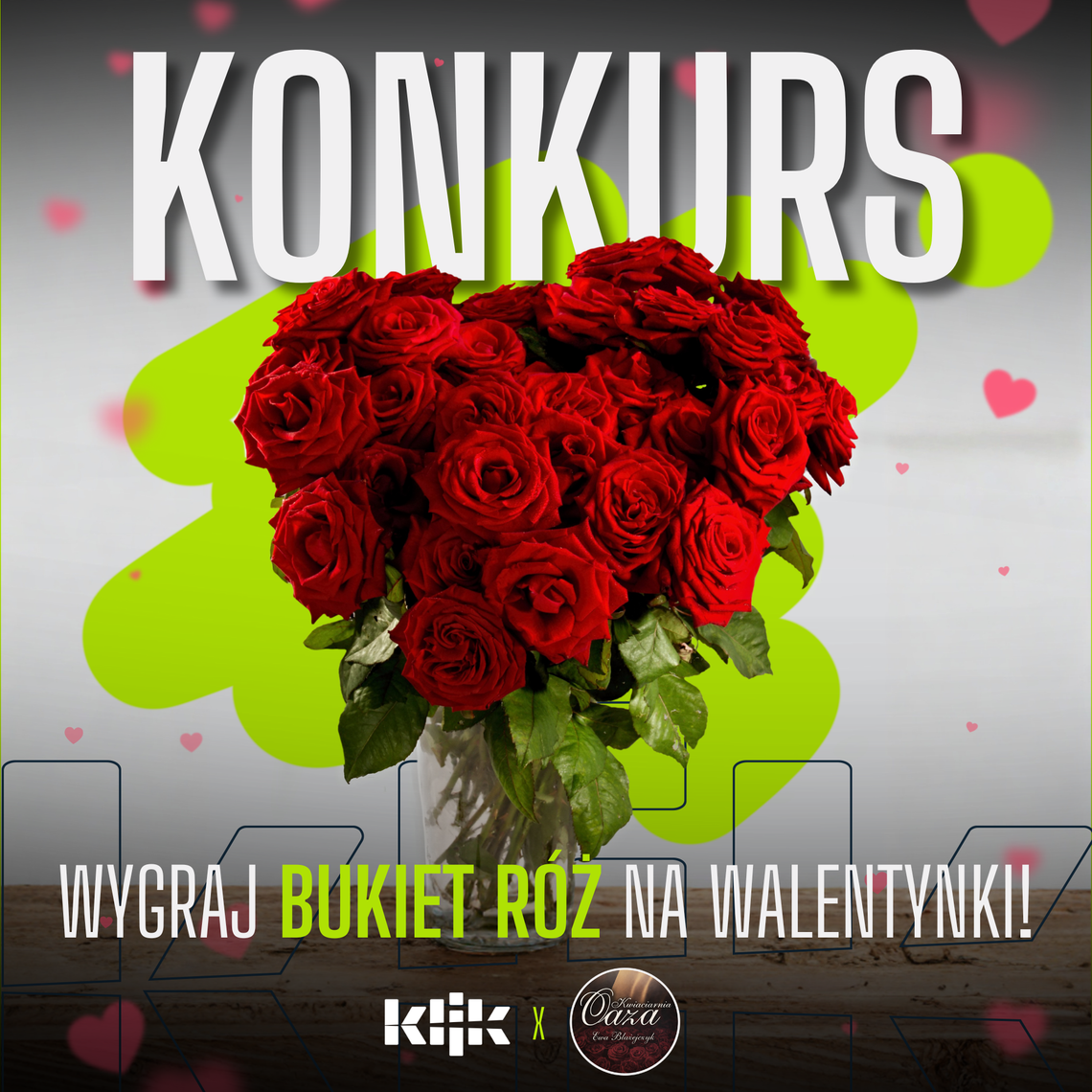 KONKURS- Wygraj bukiet róż na Walentynki