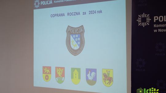 Odprawa roczna w Komendzie Powiatowej Policji